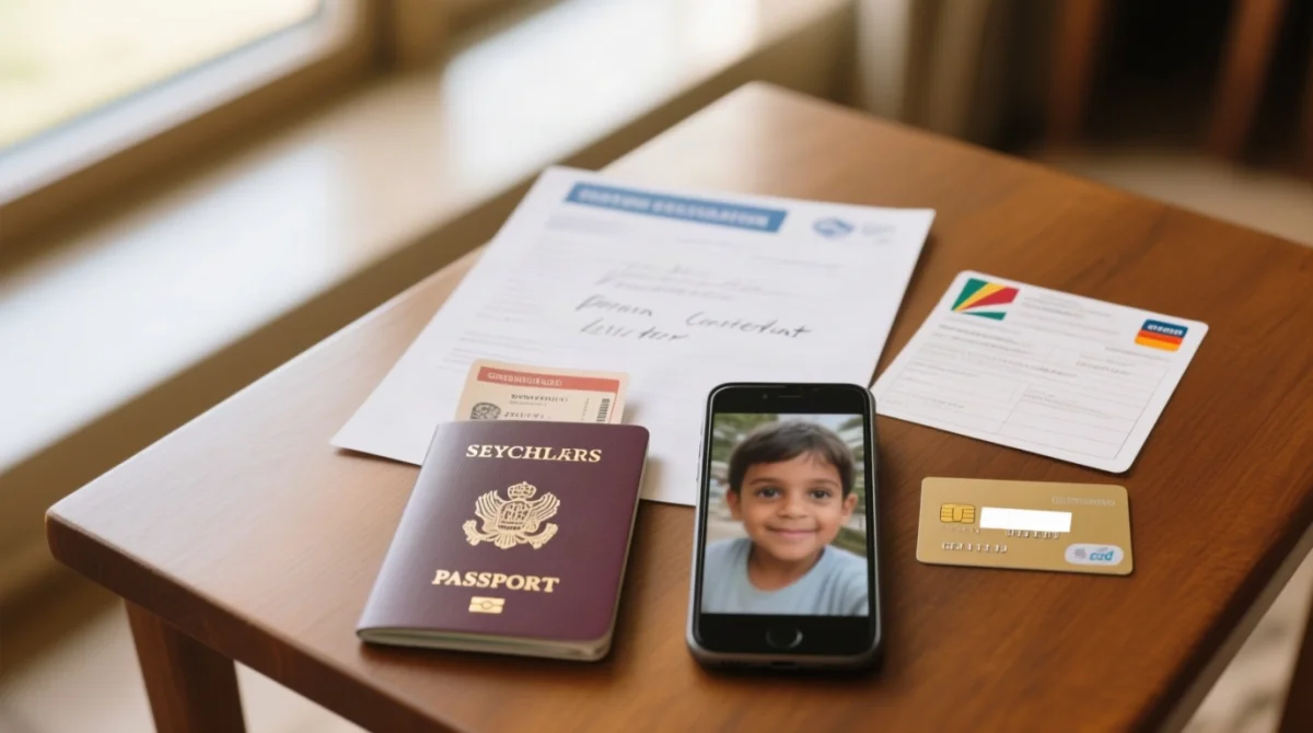 Documents Required for a Child's Seychelles eTA Application